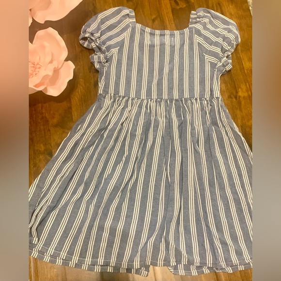 ✨EUC Old Navy⚓️Toddler Chambray Dress     Sz 4T - Picture 6 of 7